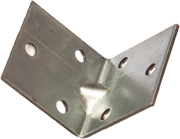 НЕ ИСПОЛЬЗОВАТЬ! Крепежный уголок равносторонний 40х40х40 оц. (100шт)