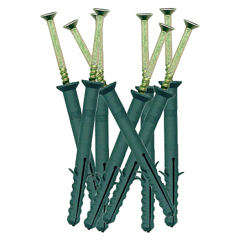 Дюбель с шурупом потай УС 6х80 (100шт)