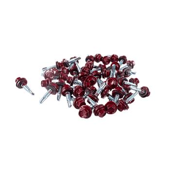5,5х25 RAL3005 Винно-красный саморез кровельный (3000шт)